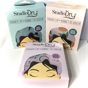Studio Dry Shower Caps - Lot of 3